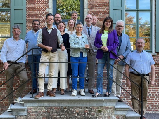 Schepencollege en gouverneur en leden deputatie (vergroot foto)
